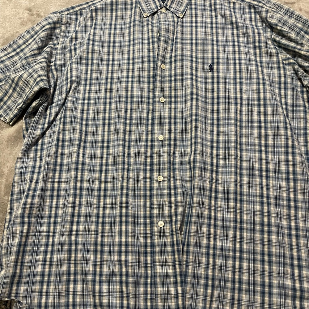 Ralph Lauren Blue Plaid Shirt